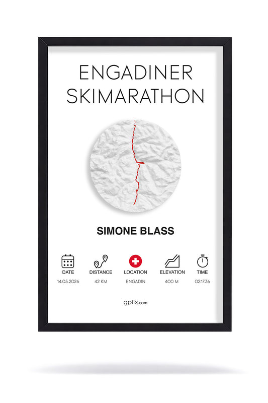 Engadiner Skimarathon (21 × 30 cm)