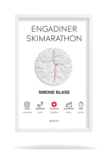 Engadiner Skimarathon (21 × 30 cm)