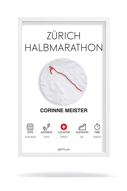 Zurich Halbmarathon (21 × 30 cm)
