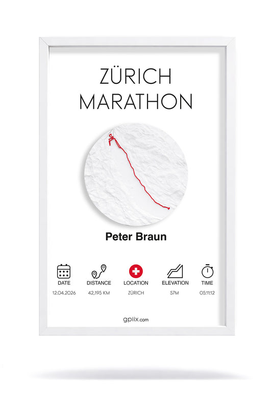 Zürich Marathon (21 × 30 cm)