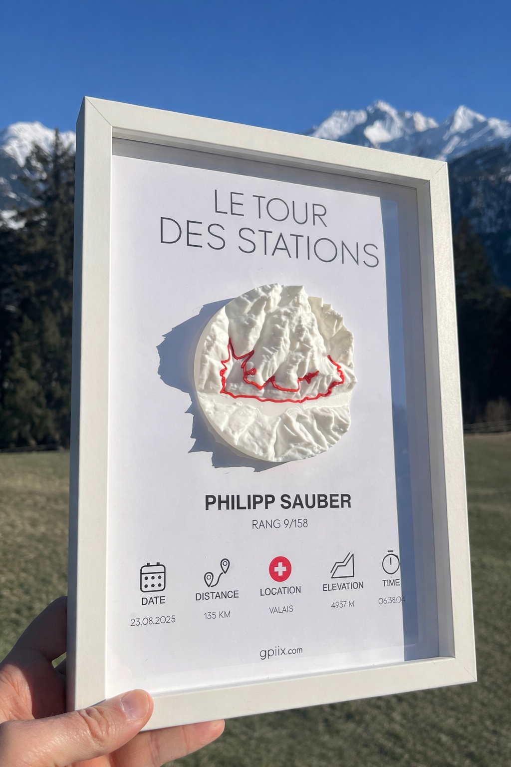 Deine persönliche Route (M – 21 × 30 cm)